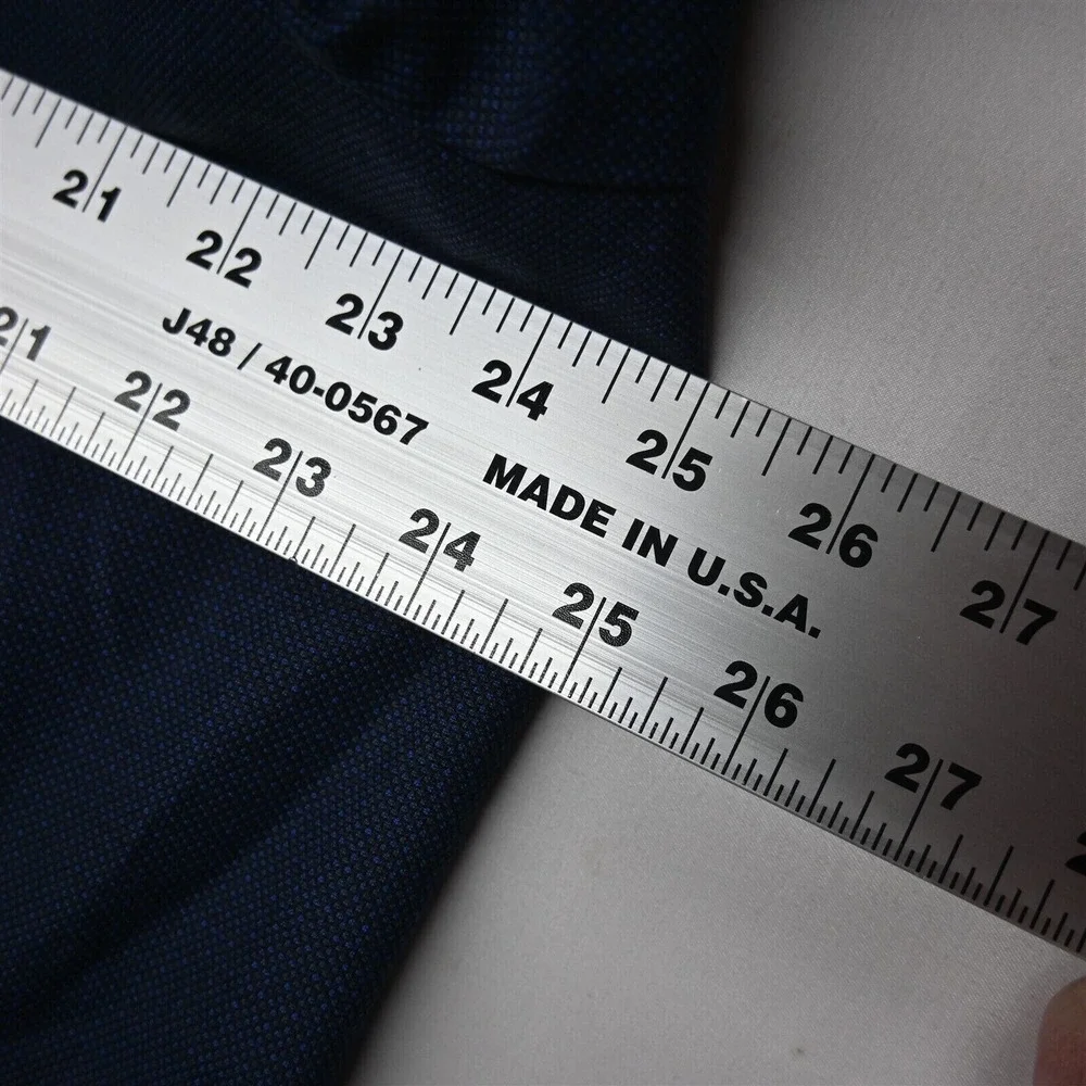 Van Heusen 50R Blue Birdseye Mens‎ Blazer Sport Coat Jacket